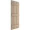 Ekena Millwork Rustic Three Board Spaced Board-n-Batten Rough Sawn Faux Wood Shutters, 17 1/2W x 62H, PR SHUBSS17X62RSPR - alternate 16